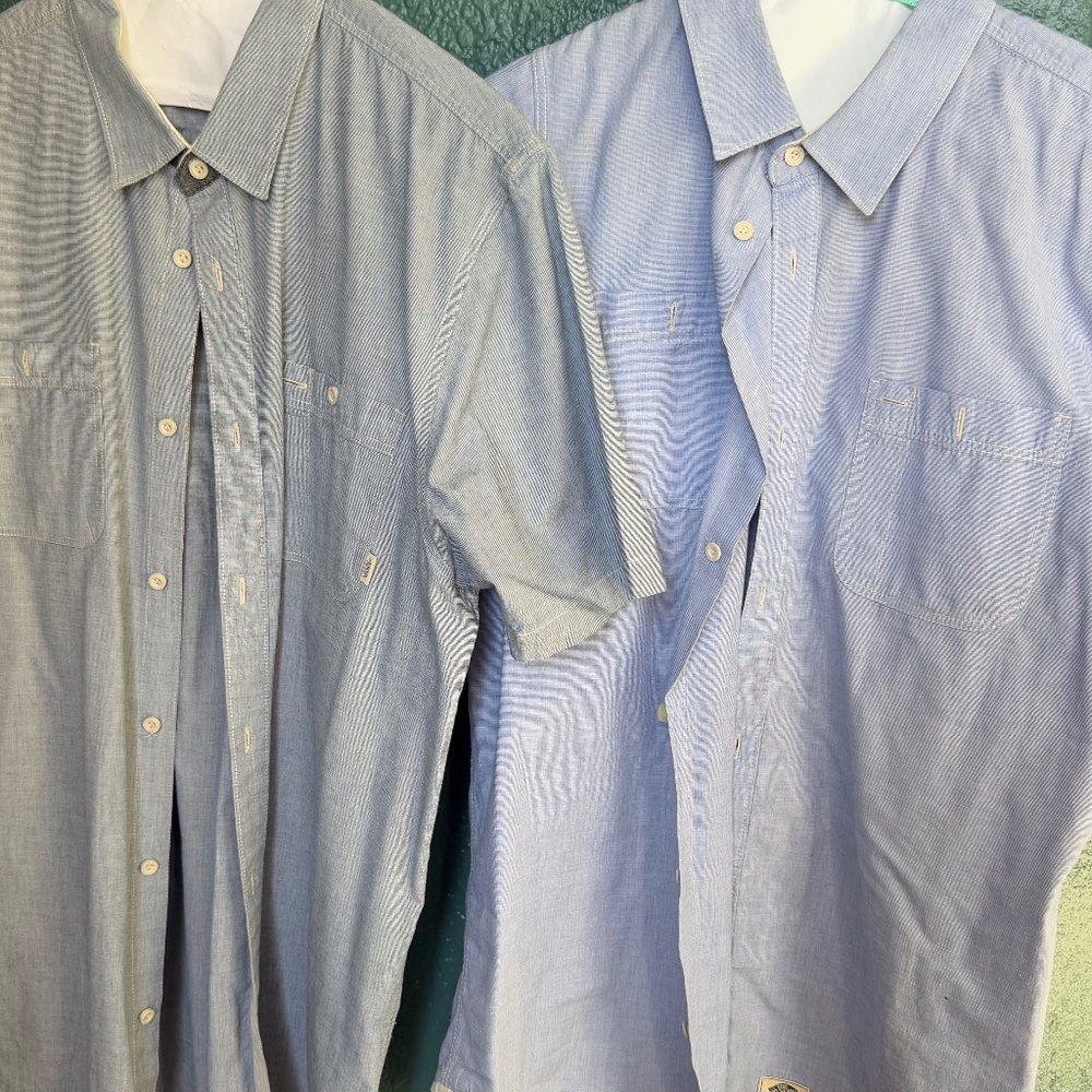 Two Vans short sleeve shirts